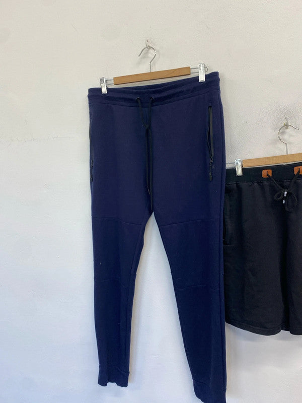 Casual duo of sweat pants and sweat shorts kyodan UK M KM005 #12