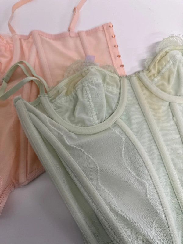 Fabulous duo of Urban outfitters Basque corsets SD002