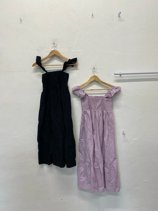 Fabulous Duo of summer Dress gypsy smock dress UK6 petite #3 JA001