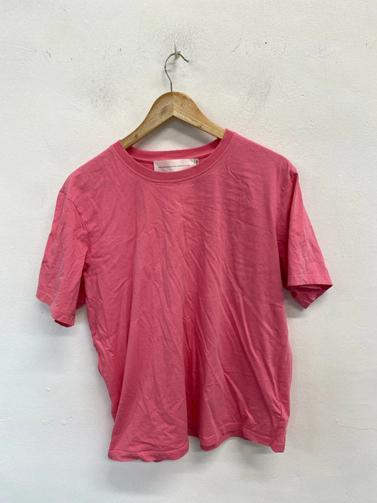 Fabulous Hot Pink Victoria Beckham oversized T shirt UkL AC002