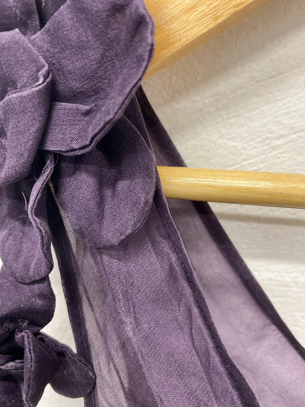 Fabulous Rare 1990’s Luella occasion event dress UK14 purple pink KN003