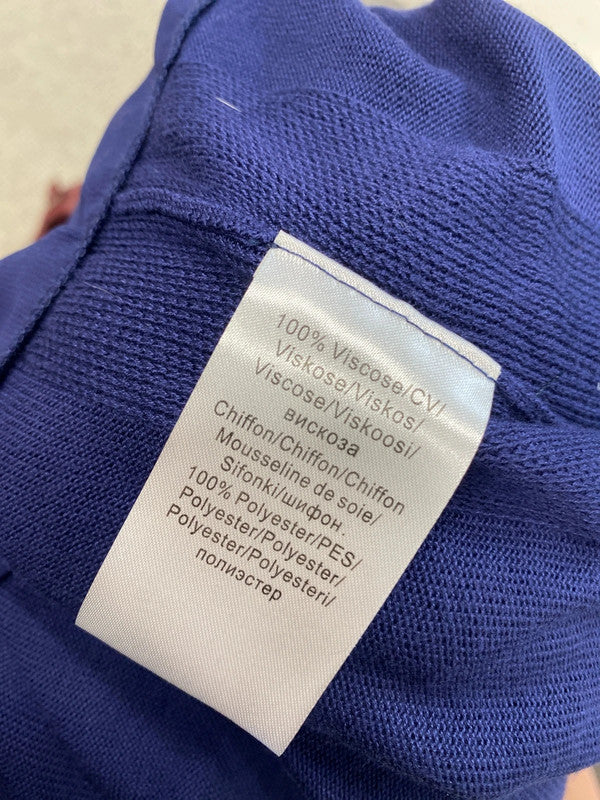 Lovely marble navy poncho shawl uk XS-S AE001