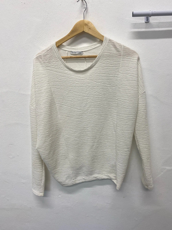 Fabulous Zara Lightweight Bone white jumper UkS JB001
