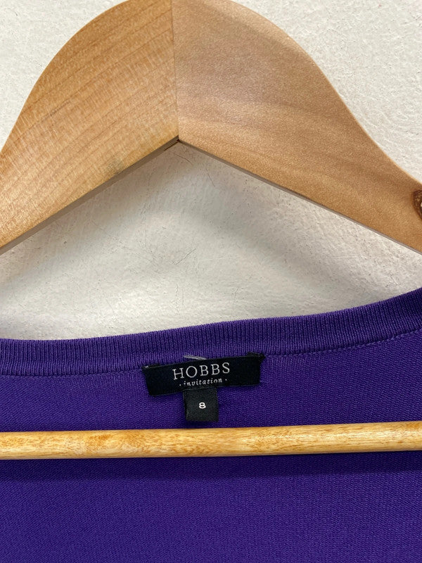 Lovely Hobbs purple bow cuff cardigan UK 8 WLH01