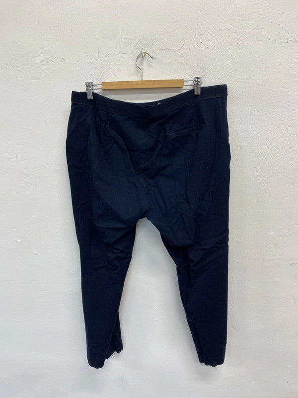 Lovely M&S navy trousers office UK 20 KN002