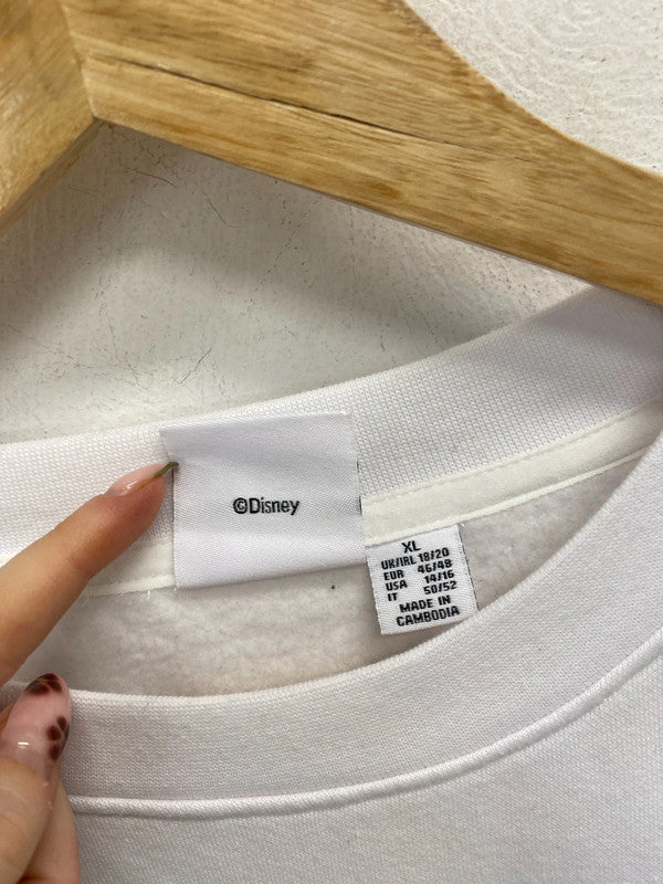 Fabulous Primark Mickey Mouse printed white jumper XL KM005