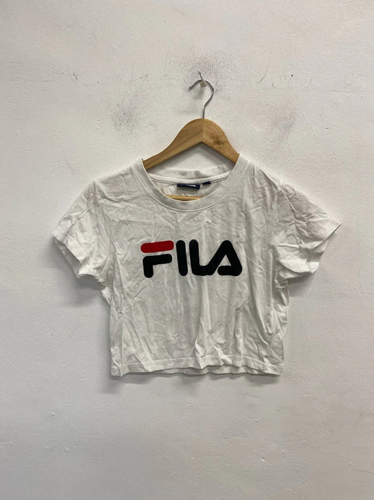 Lovely Fula white activewear crop top UK 6-8 (s) SD001