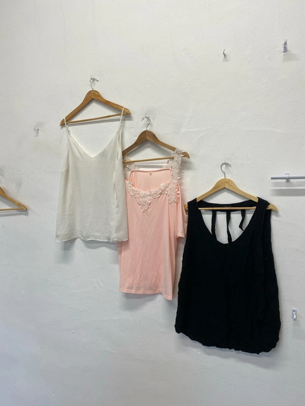 Fabulous Summer top Trio camis New look Uk20 #5] YM001