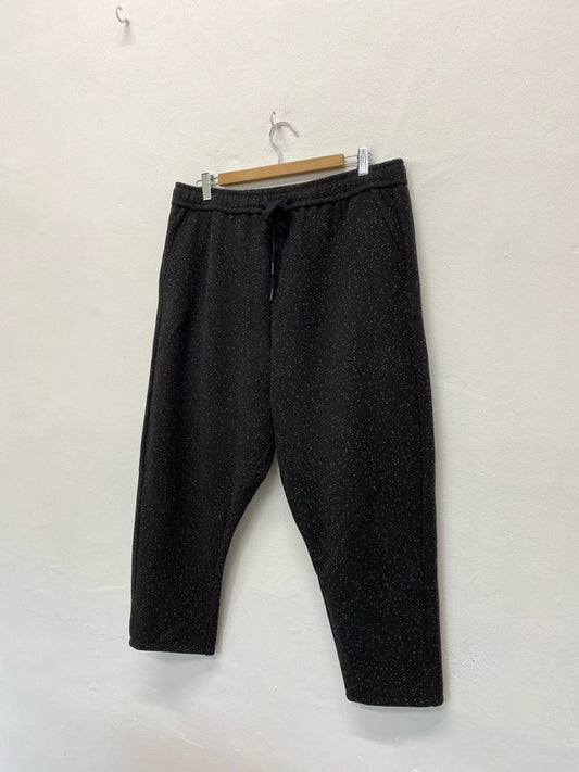 Fabulous micro fleck Asos Joggers W33 L32 black elastic waist BS001