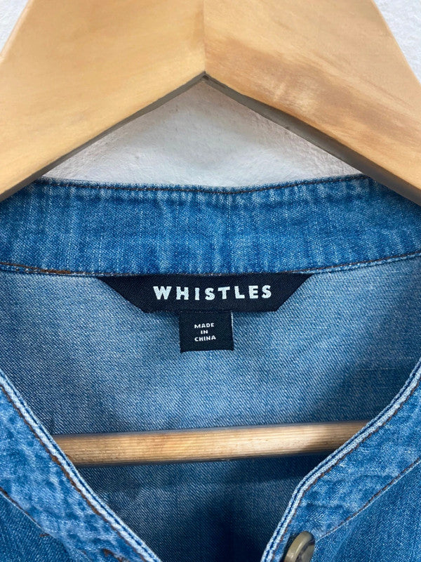 Fabulous Whistles Denim Mini Dress UK18 BS001