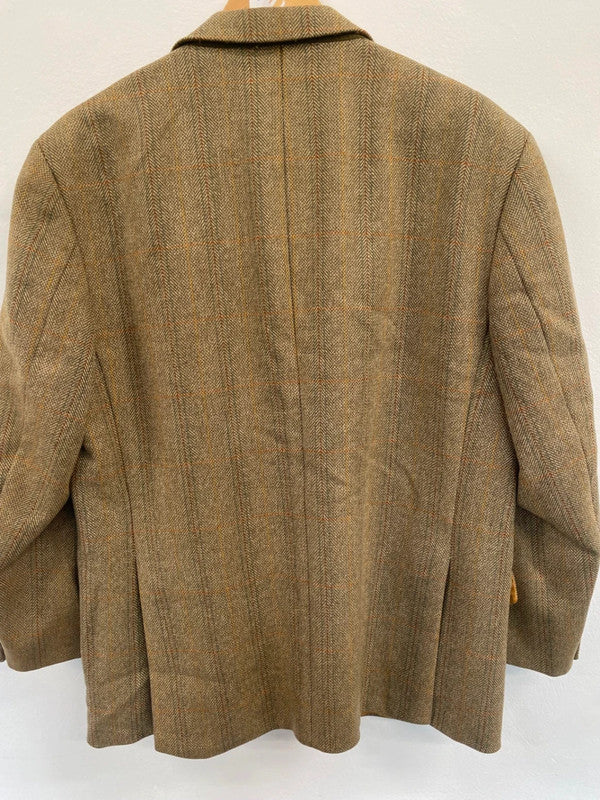 Fabulous Brook Tavener tweed sports coat jacket Blazer 42S Brown LC