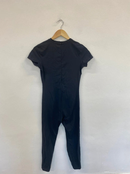 Fabulous Adanola Charcoal Grey Unitard UK L VW001