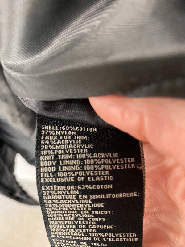 Fabulous Madison Expedition Heritage black Parka  Jacket UK S Hooded LB244