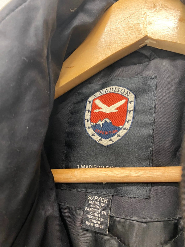 Fabulous Madison Expedition Heritage black Parka  Jacket UK S Hooded LB244