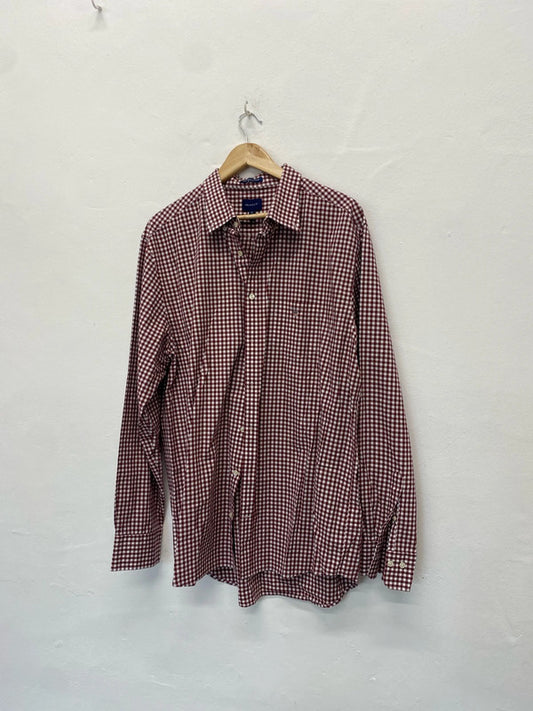 Fabulous Gant broadcloth gingham mens shirt UkXXl HD440