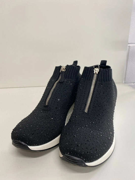 Fabulous Black sparkly wedge trainers River Island UK6 AB024