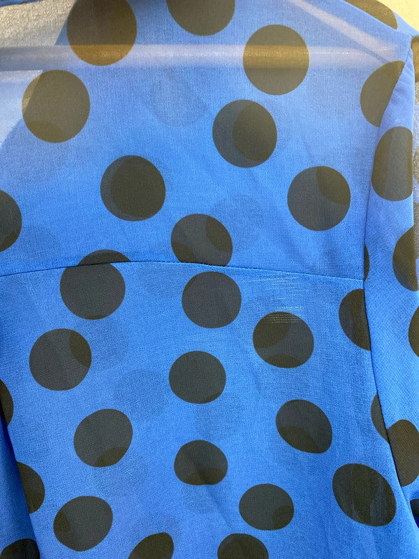 Fabulous Lipsy Colourful Patterned Sheer Shirts Duo UK14 #46 AB024