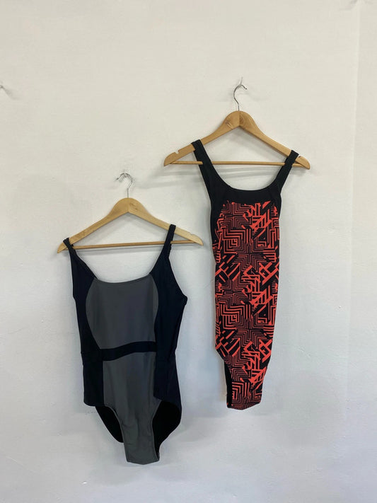 Fabulous Blu Summer Swimsuits Duo UK14 #47 AB024