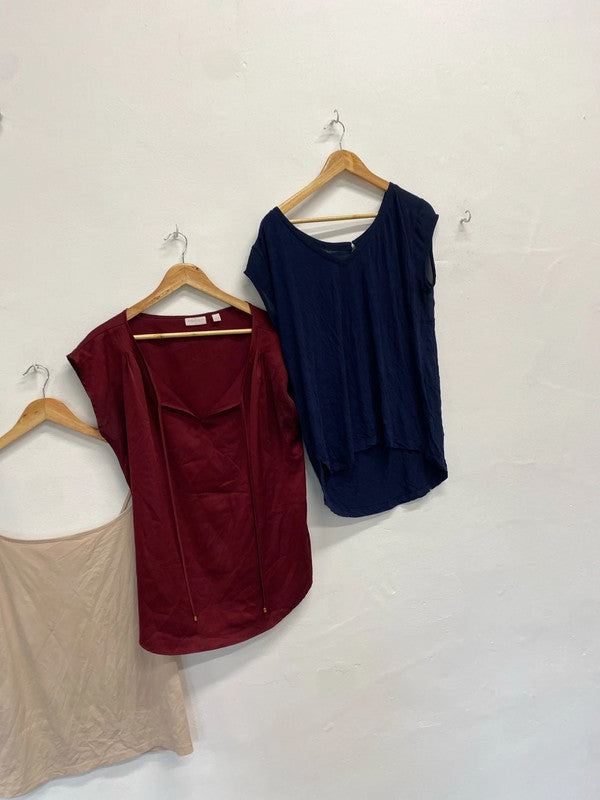 Gorgeous bundle of tops and blouses loft uk L - XL #7 HP001