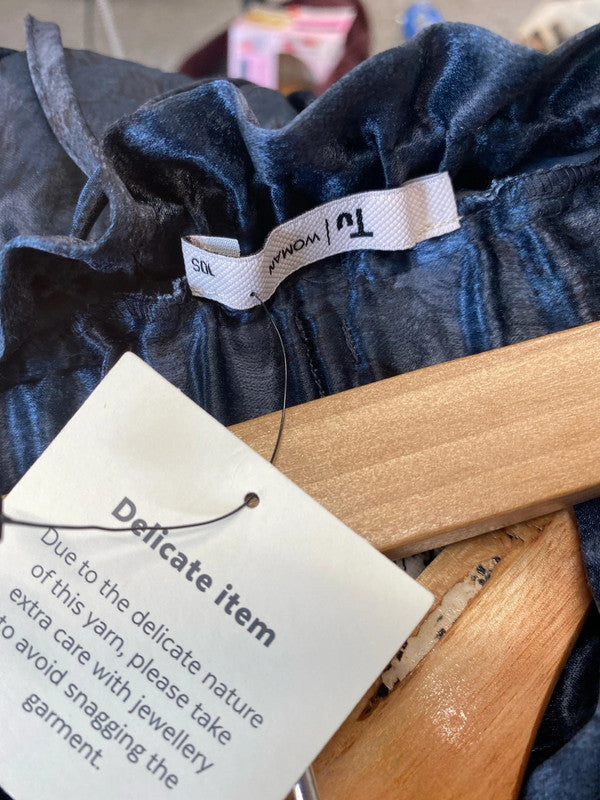 Fabulous Dark Grey Splodge  slinky lounge suit Uk10 Co ord #2 FS128