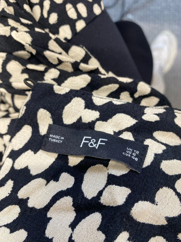 Gorgeous duo of leopard blouses f&f uk 10-12 #1 FS128