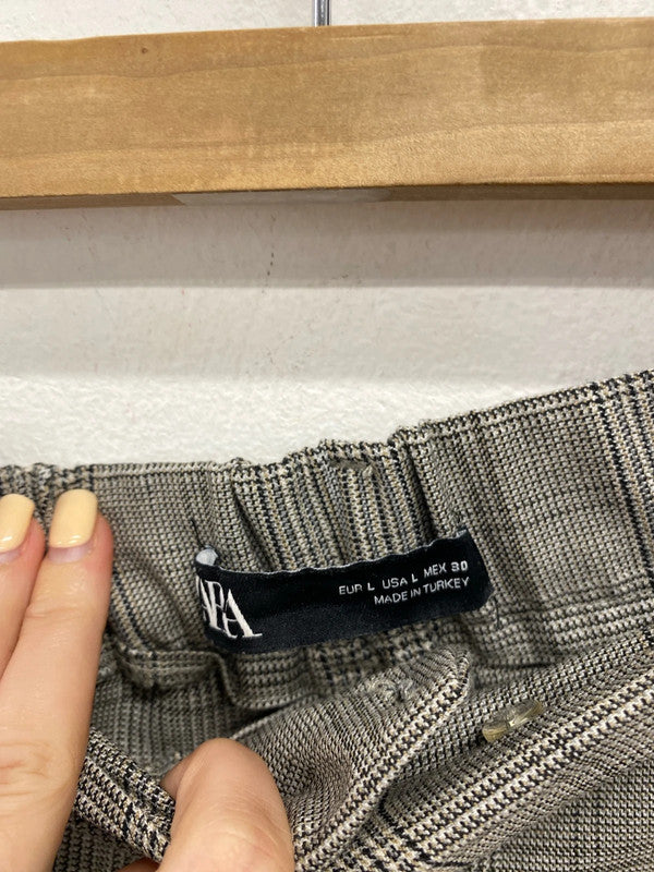 Fabulous duo of checked office crop trousers tu f&f UK 12 #3 FS128