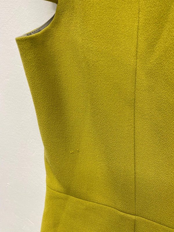 Fabulous The Fold London Ellen Dress Uk14 Olive green midi CE060