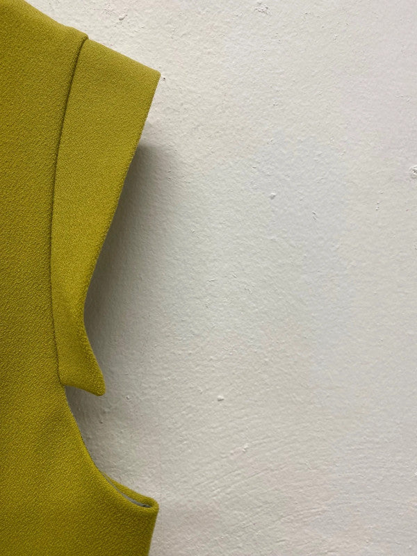 Fabulous The Fold London Ellen Dress Uk14 Olive green midi CE060