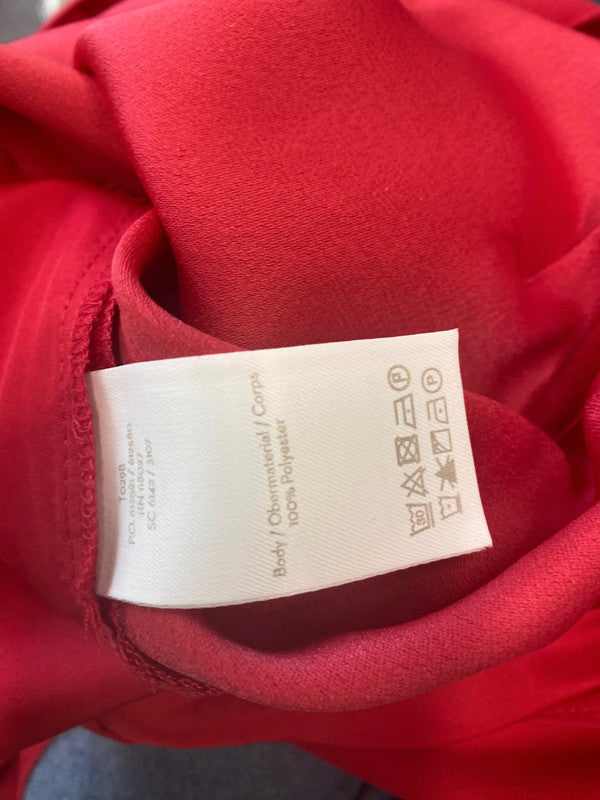 Fabulous Boden Jumpsuit Uk8 Tall Raspberry Red chic EC004