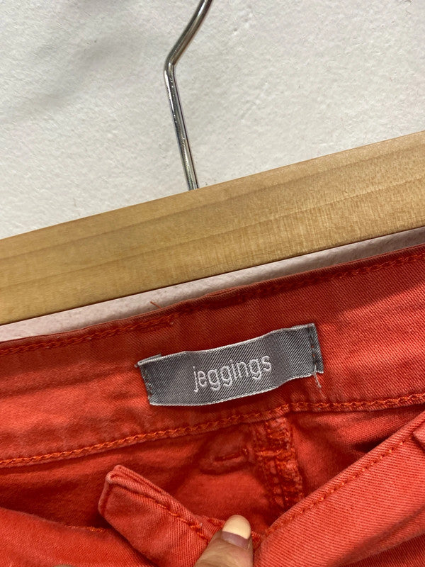 Gorgeous duo of tu skinny jeans red orange UK 14 #1 LJ446