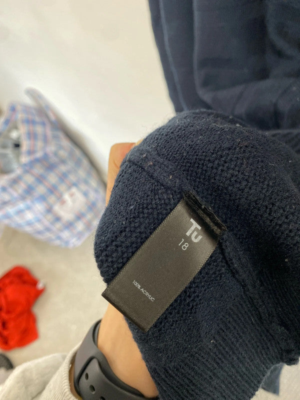 Fabulous duo of knitted dresses papaya tu uk 18 LJ446 #2