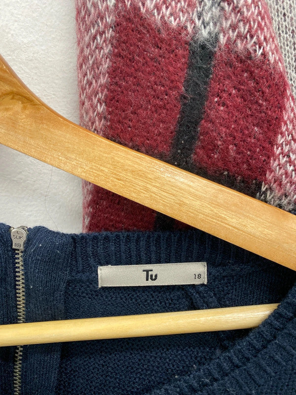 Fabulous duo of knitted dresses papaya tu uk 18 LJ446 #2