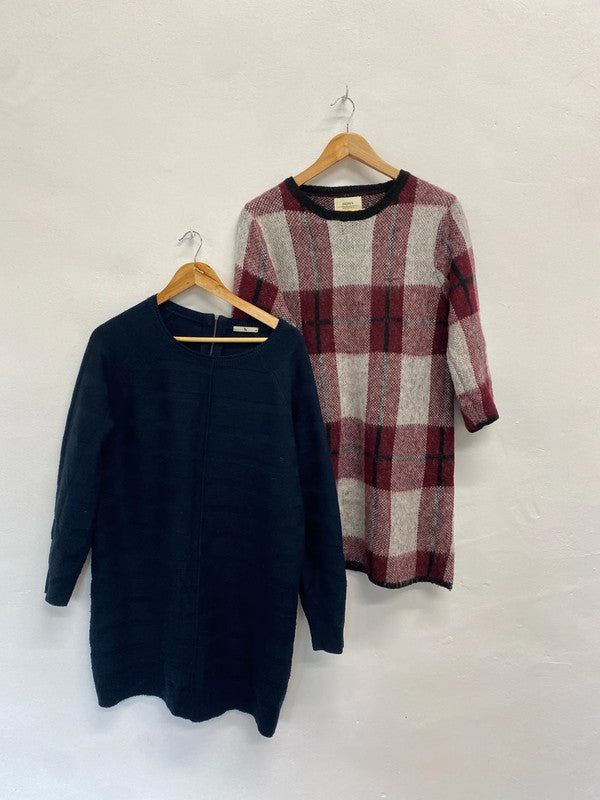 Fabulous duo of knitted dresses papaya tu uk 18 LJ446 #2