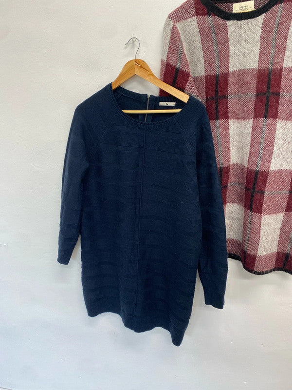 Fabulous duo of knitted dresses papaya tu uk 18 LJ446 #2