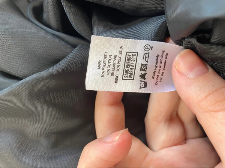 Fabulous Wallis Black Satin Y2K Vibes Midi Pencil Skirt UK10 TM447