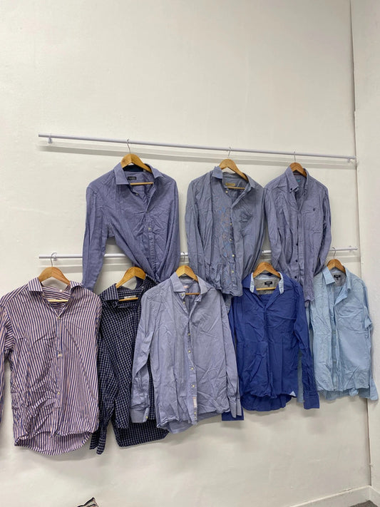 Fabulous bundle of Italian Men’s shirts UkXL 42” 43” Cotton & Silk #2  AC001