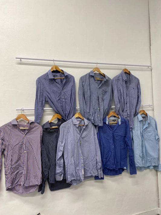 Fabulous bundle of Italian Men’s shirts UkXL 42” 43” Cotton & Silk #2  AC001