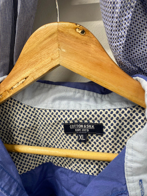 Fabulous bundle of Italian Men’s shirts UkXL 42” 43” Cotton & Silk #2  AC001