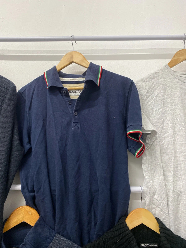 Fabulous Bundle of Men’s Italian Tops Jumpers & T shirts UkXL Firetrap #3 AC001