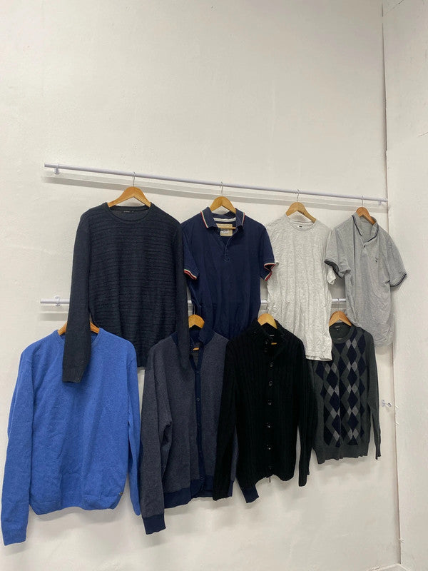 Fabulous Bundle of Men’s Italian Tops Jumpers & T shirts UkXL Firetrap #3 AC001