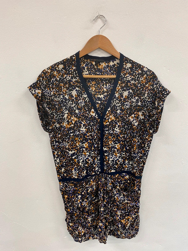 Fabulous Maje Artsy Abstract Tunic Dress UK8 RG99