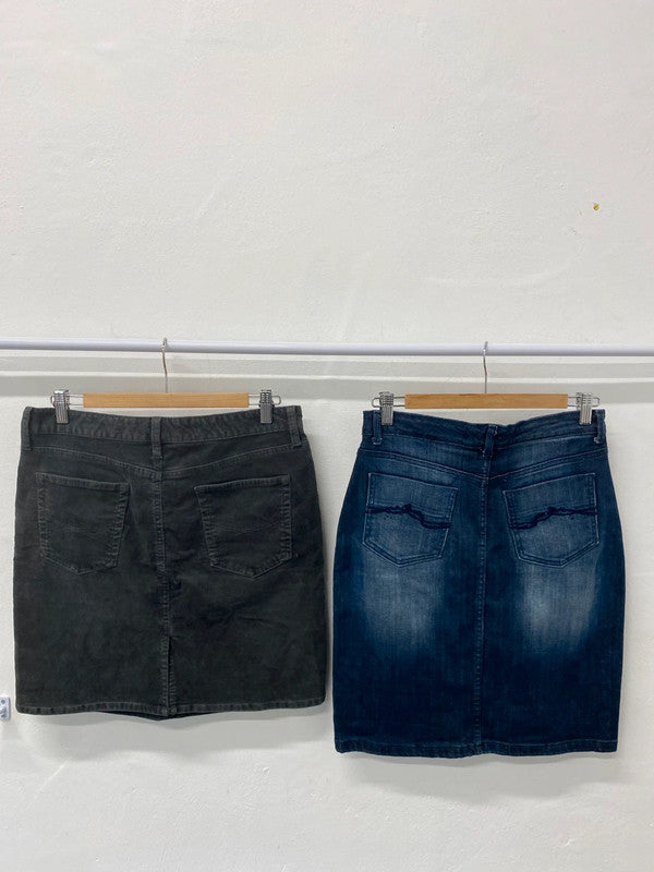 Fabulous Denim Y2K Vibes Skirts Duo UK10-12 #4 LK010