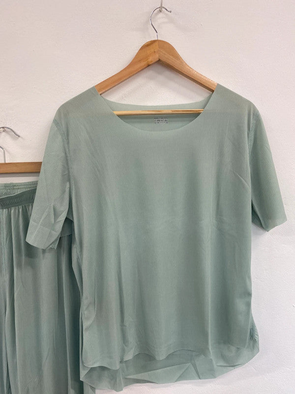 Fabulous Made In China Stylish Ribbed Pyjamas Trio UK 3XL #23 MS008