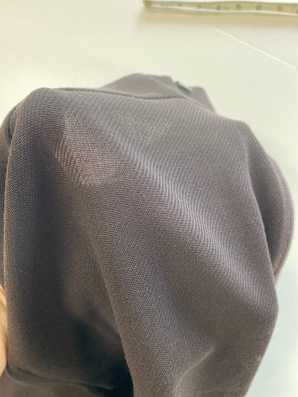 Fabulous Hobbs Chocolate Brown Wide Leg Wool Trousers Altered UK12 FK116