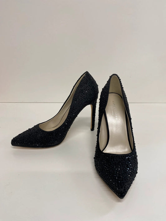 Fabulous Karen Millen Black Crystal Embellished Court Shoes UK6 MW001
