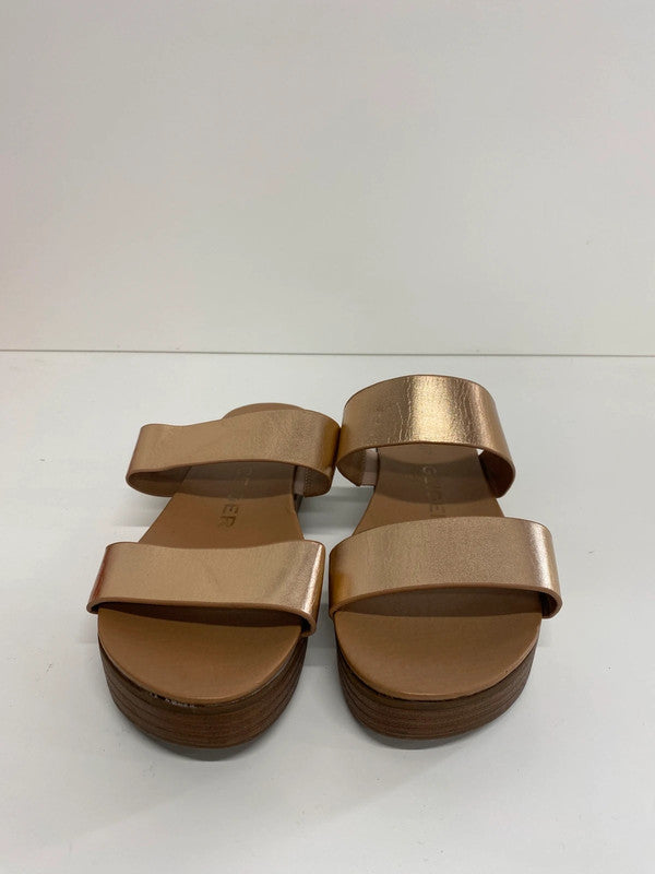 Fabulous Kurt Geiger Rose Gild Robby Boho Platform Sandals UK7 MW001