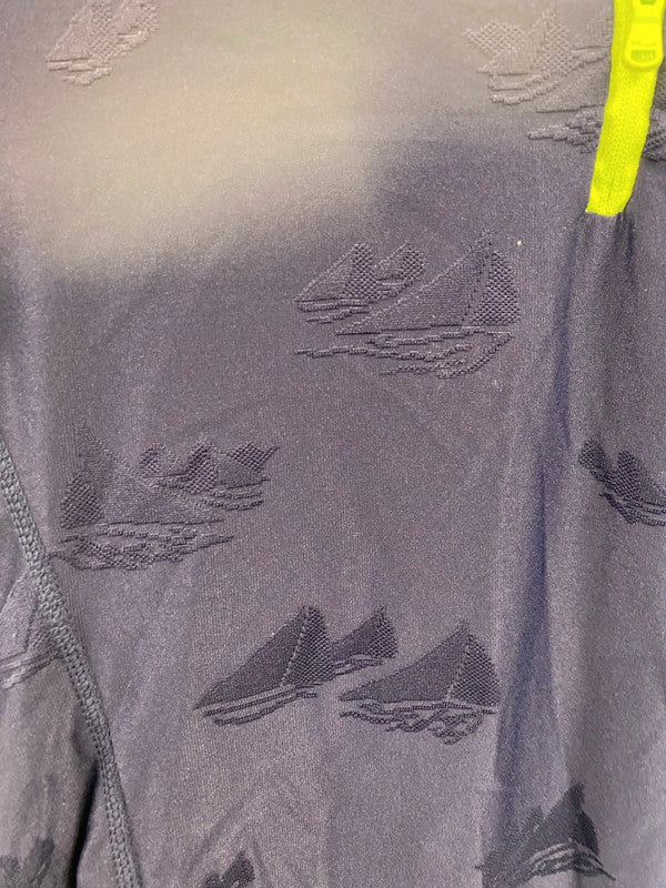 Fabulous RLX Ralph Lauren Navy Sailing Quarter Zip UK S LO442