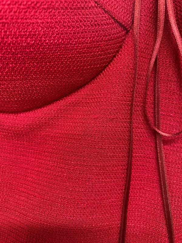 Fabulous Moschino Jeans Vintage Y2K Cherry Red Top UK12 BT001