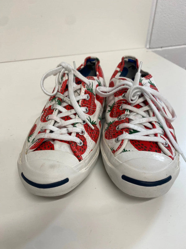 Converse x Marimekko Jack Purcell strawberry Sneakers Uk5.5 White & red KM001