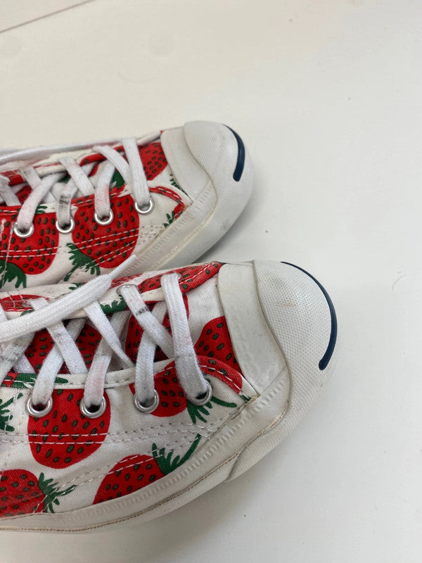 Converse x Marimekko Jack Purcell strawberry Sneakers Uk5.5 White & red KM001